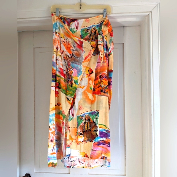 Jams World Skirts Vintage Jams World Medium Wrap Midi Skirt Poshmark